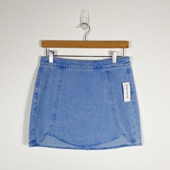 PacSun Light Blue Denim‎ Mini Skirt - Picture 2 of 6
